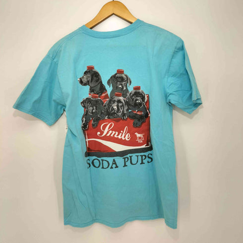 AMERICAN Fido 両面犬プリント ショートスリーブクルーネックTシャツ メンズ import:M