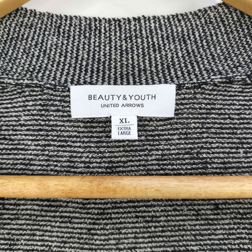 ビューティーアンドユースユナイテッドアローズ BEAUTY & YOUTH UNITED ARROWS パイル ノーボタン カーディガン メンズ JPN:XL