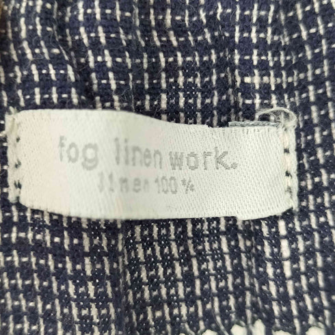 フォグリネンワーク fog linen work リネン トゥズ フリンジ ストール レディース