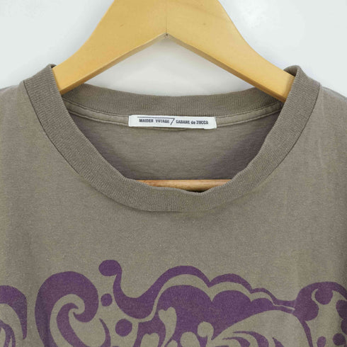 カバンドズッカ CABANE de ZUCCa maiden voyage プリント クルーネックTシャツ メンズ JPN:M
