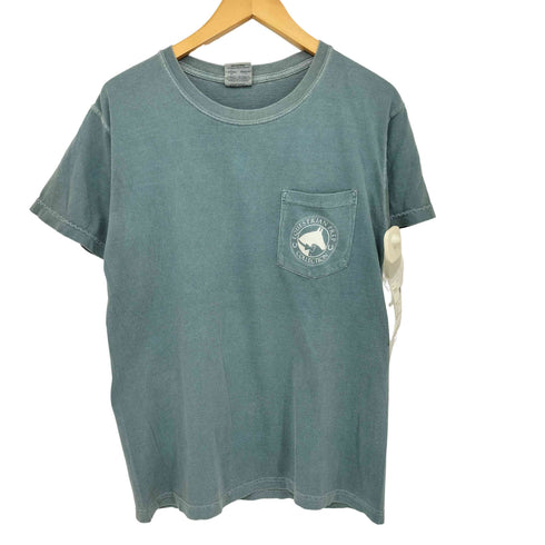 コンフォートカラーズ COMFORT COLORS 両面馬プリント ショートスリーブクルーネックポケットTシャツ メンズ import:S