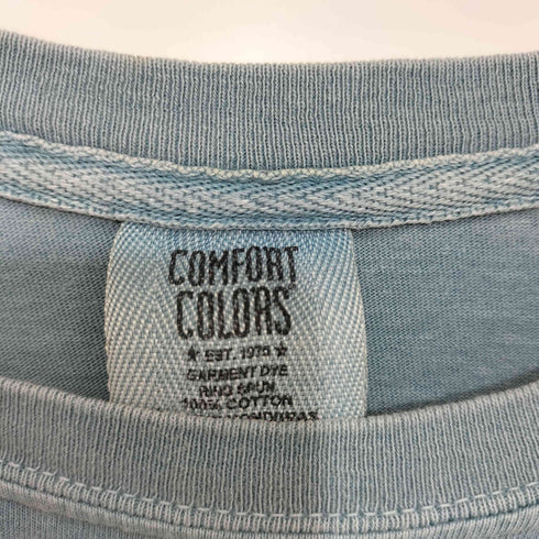 コンフォートカラーズ COMFORT COLORS 両面馬プリント ショートスリーブクルーネックポケットTシャツ メンズ import:S
