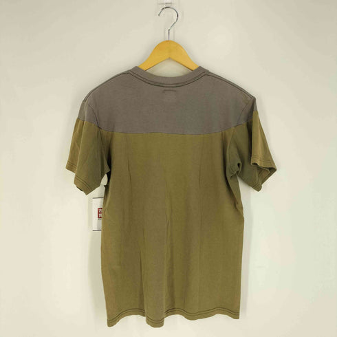 ネペンテス NEPENTHES 凡 スイッチング ストレッチ クルーネックTシャツ メンズ JPN:M