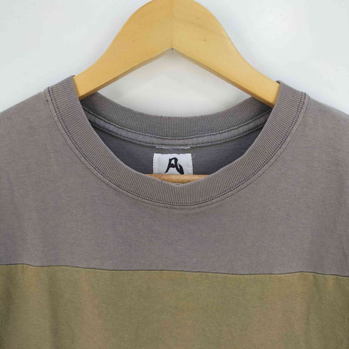 ネペンテス NEPENTHES 凡 スイッチング ストレッチ クルーネックTシャツ メンズ JPN:M
