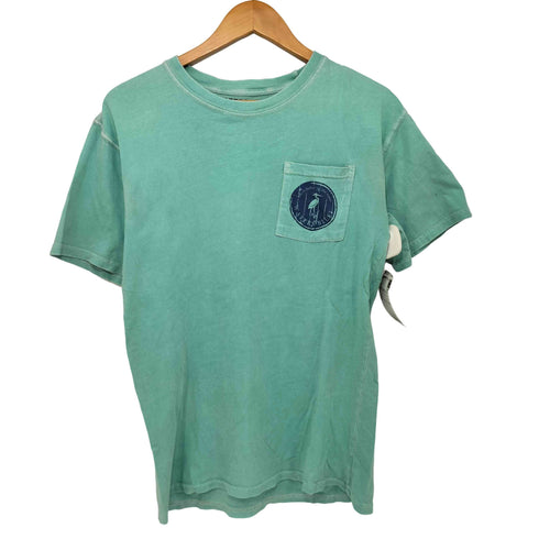 WATERS BLUFF 両面プリント ショートスリーブクルーネックポケットTシャツ メンズ import:S