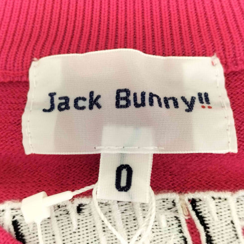 ジャックバニー JACK BUNNY インターシャ+ロゴジャガードニット レディース JPN:0