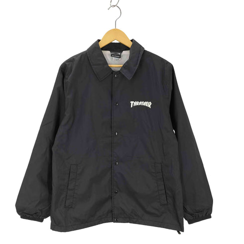 スラッシャー THRASHER 両面プリントロゴ コーチジャケット メンズ M