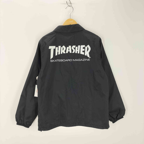 スラッシャー THRASHER 両面プリントロゴ コーチジャケット メンズ M