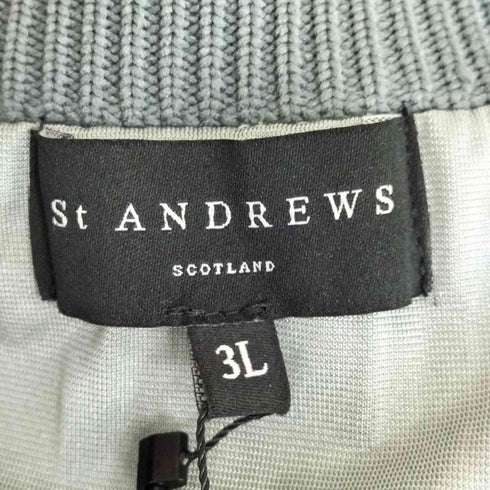 セントアンドリュース St. Andrews ボーダーノルディックジャガード クルーネックニットプルオーバー メンズ 3L