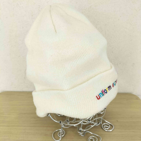 ユニフォームエクスペリメント uniform experiment ロゴ刺繍ニットキャップ メンズ FREE