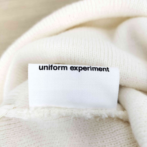 ユニフォームエクスペリメント uniform experiment ロゴ刺繍ニットキャップ メンズ FREE