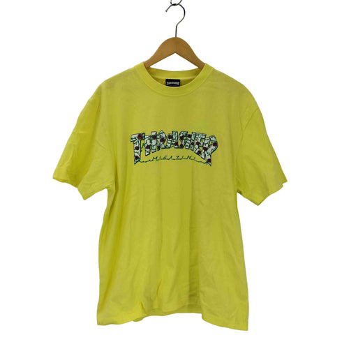 スラッシャー THRASHER フロントロゴ バラ クルーネックTシャツ メンズ XL
