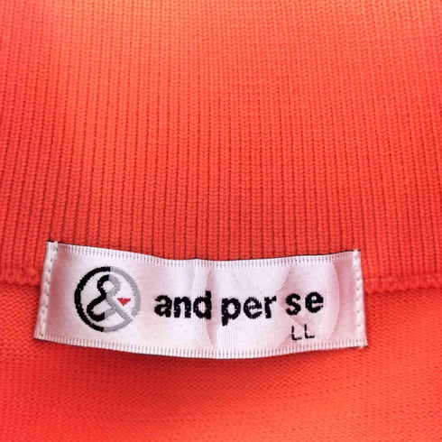 and per se アクティブニットブルゾン メンズ LL