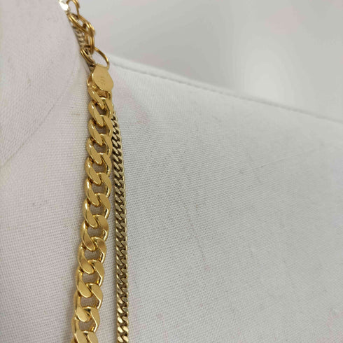 2連チェーンネックレス 925刻印 メンズ