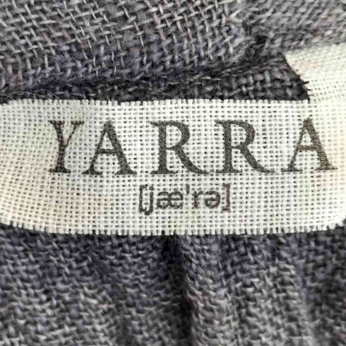 ヤラ YARRA シワ加工 リネン100 シャツワンピース レディース FREE