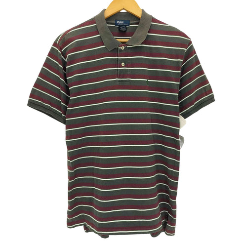 ポロバイラルフローレン Polo by RALPH LAUREN ポニー刺繍 ボーダーポロシャツ メンズ XL(20)