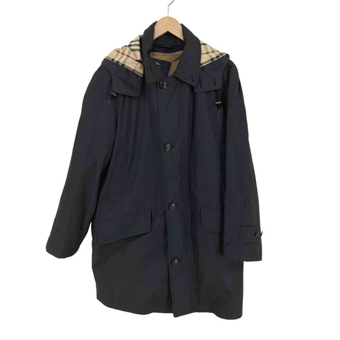 バーバリーロンドン BURBERRY LONDON ノバチェック ダウンライナー付き ステンカラー コート メンズ import:M