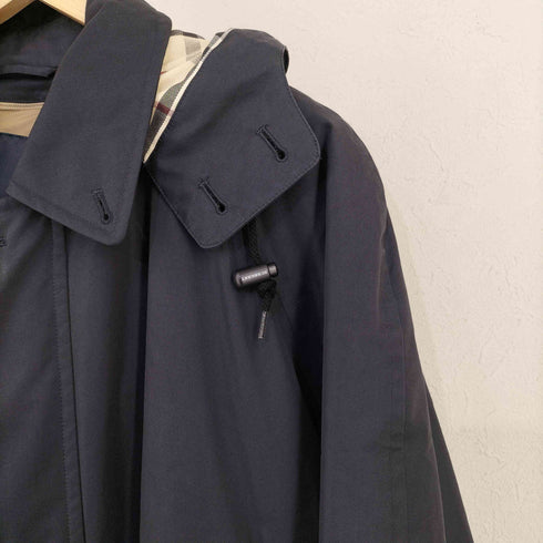 バーバリーロンドン BURBERRY LONDON ノバチェック ダウンライナー付き ステンカラー コート メンズ import:M