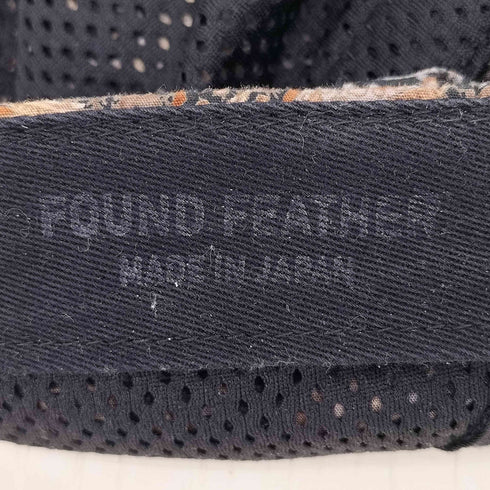 FOUND FEATHER オーニング キャップ ペイズリーブラウン メンズ 58-60cm