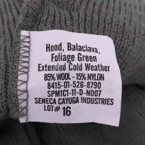 ユーエスアーミー U.S. ARMY HOOD BALACLAVA FOLIAGE バラクラバ メンズ