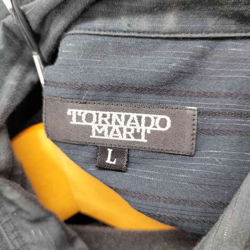 トルネードマート TORNADO MART フラワー刺繍 L/Sシャツ メンズ JPN:L