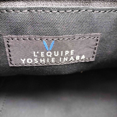 レキップヨシエイナバ LEQUIPE YOSHIE INABA レザーショルダーバッグ メンズ
