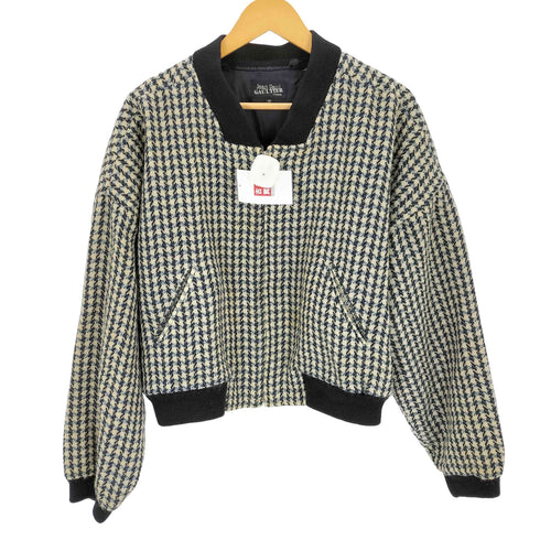 ジャンポールゴルチエオム Jean Paul GAULTIER HOMME 千鳥格子 ジップアップブルゾンジャケット メンズ JPN:M