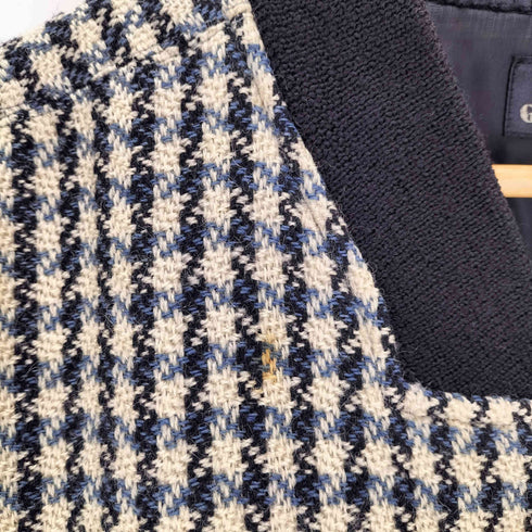 ジャンポールゴルチエオム Jean Paul GAULTIER HOMME 千鳥格子 ジップアップブルゾンジャケット メンズ JPN:M