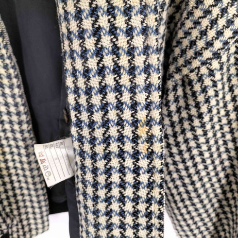 ジャンポールゴルチエオム Jean Paul GAULTIER HOMME 千鳥格子 ジップアップブルゾンジャケット メンズ JPN:M