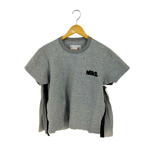 サカイ Sacai フロントロゴ バックプリーツ スウェットTシャツ レディース JPN:XL