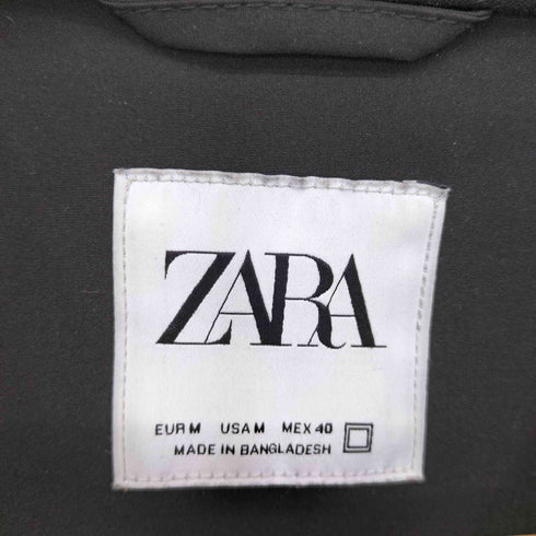 ザラ ZARA フロントジップ 素材切替 スウェット メンズ import:M