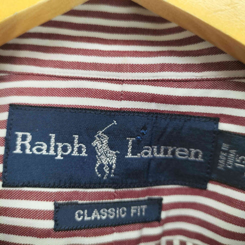 ラルフローレン RALPH LAUREN CLASSIC FIT ポニー刺繍ストライプシャツ メンズ 15 32/33