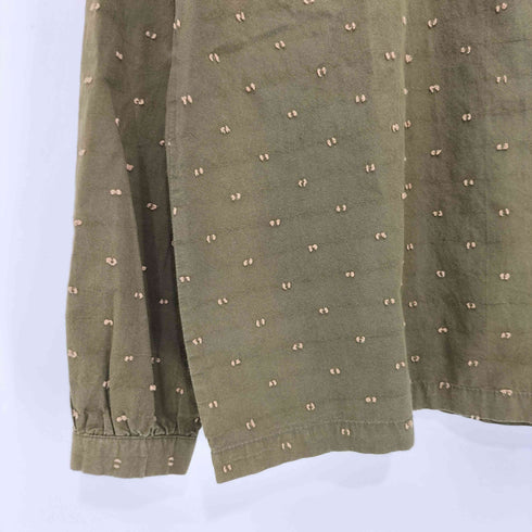 サンバレー Sun Valley ラウンドカラーシャツ 丸襟 ちびポケット レディース