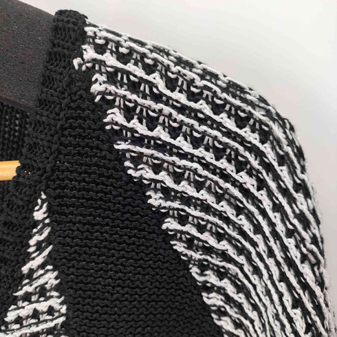 ヘルムートラング HELMUT LANG リネン混 アシンメトリーデザインコットンニット メンズ import:M