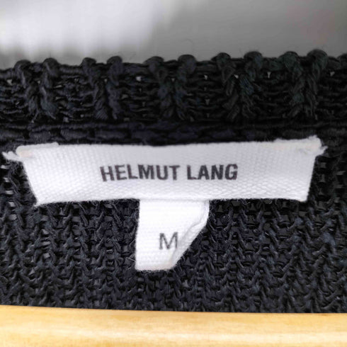 ヘルムートラング HELMUT LANG リネン混 アシンメトリーデザインコットンニット メンズ import:M