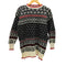 KNIT KNIT モヘア混 ネイティブ柄 プルオーバー ニット メンズ import:M