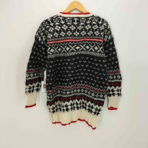 KNIT KNIT モヘア混 ネイティブ柄 プルオーバー ニット メンズ import:M