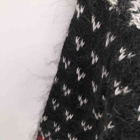 KNIT KNIT モヘア混 ネイティブ柄 プルオーバー ニット メンズ import:M