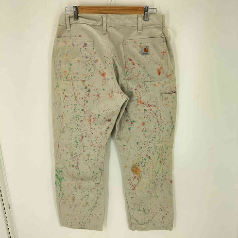 カーハート Carhartt ペイント加工 ワークパンツ リメイク メンズ w36
