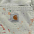 カーハート Carhartt ペイント加工 ワークパンツ リメイク メンズ w36