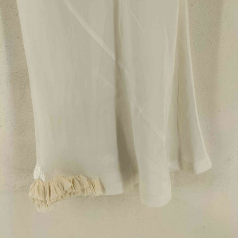 コムデギャルソン COMME des GARCONS フリル サテンスカート レディース