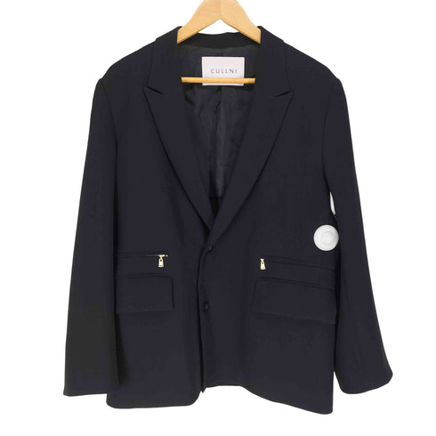 クルニ CULLNI 24SS Double Satin Zip Pocket Tailored Jacket メンズ JPN:1