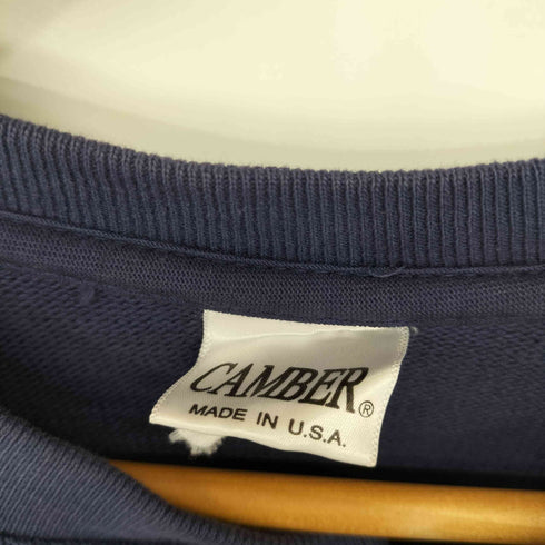 キャンバー CAMBER USA製 ヘンリーネック スウェット メンズ import:L