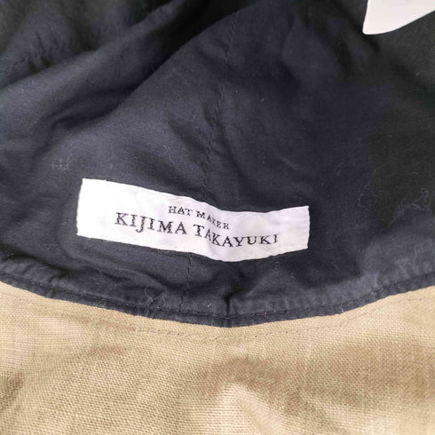 キジマタカユキ KIJIMA TAKAYUKI LINEN HAT リネン6パネルハット レディース 2