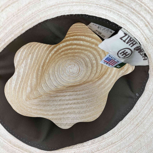 HEMP HATZ MADE IN USA ヘンプストローハット 麦わら帽子 メンズ M