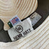 HEMP HATZ MADE IN USA ヘンプストローハット 麦わら帽子 メンズ M