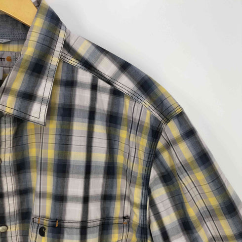 カーハート Carhartt RELAXED FIT Bozeman Short Sleeve Shirt チェックシャツ メンズ import:XL