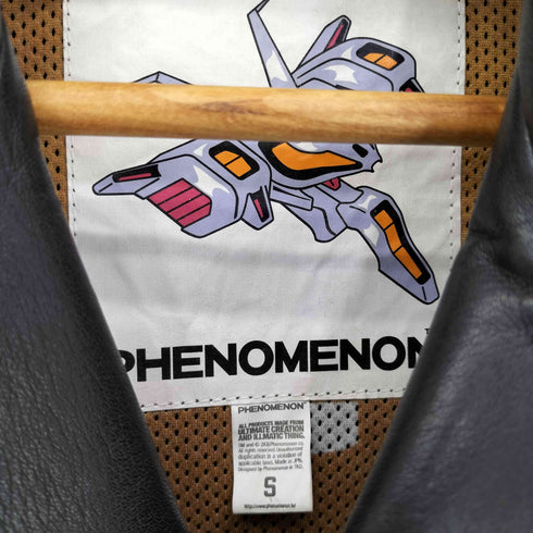 フェノメノン PHENOMENON カウレザーノースリーブライダース メンズ import:S