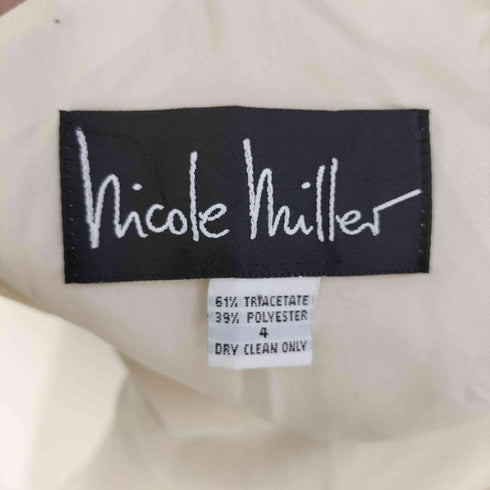 nicole miller USA製 バックリボン ノースリーブワンピース レディース 4