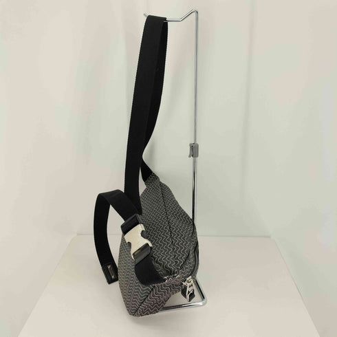 ザネラート ZANELLATO イタリア製 MARSUPIO BLANDINE ウェーブ ストライプ ボディバッグ レディース